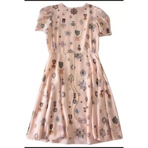 TOMMY HILFIGER Gigi Hadid Blush Silk dress size 4